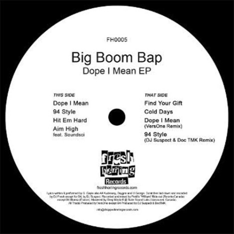 Big Boom Bap Fresh Herring 12